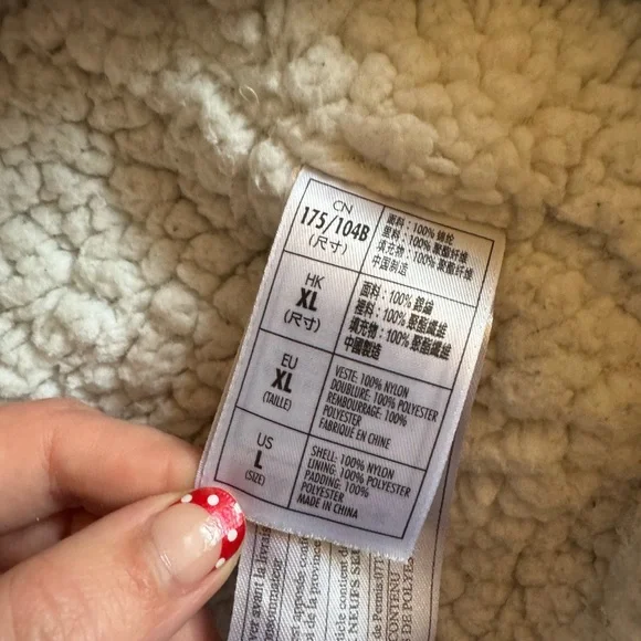 Mickey Mouse Fleece Lined Quilted Jacket - Picture 5 of 5